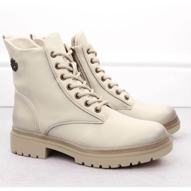 Botas femininas com isolamento para caminhada, bege Potocki 12203 2