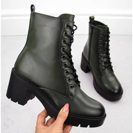 Botas femininas com isolamento verde Vinceza 58329 1