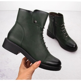 Botins femininos com isolamento verde Jezzi ASA252-5 1