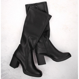 Botas pretas com isolamento feminino Sergio Leone KZ257 preto 1