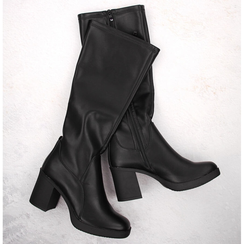 Botas pretas com isolamento feminino Sergio Leone KZ257 preto 1