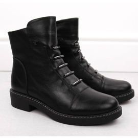 Botins com isolamento preto feminino Jezzi ASA252-5 2