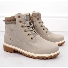 Botins femininos bege Potocki 97301 2