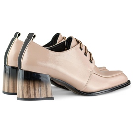 Botins lacados bege com salto vermelho, sapatos femininos elegantes 1 Botins lacados bege com salto vermelho, sapatos femininos elegantes 1