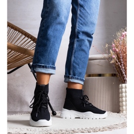 Meias pretas da Frahm preto 1