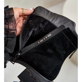 Botas femininas isoladas em camurça natural com zíper, pretas Vinceza 66696 preto 2 Botas femininas isoladas em camurça natural com zíper, pretas Vinceza 66696 preto 2