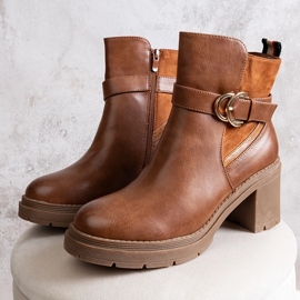 Botins castanhos Mirka 1