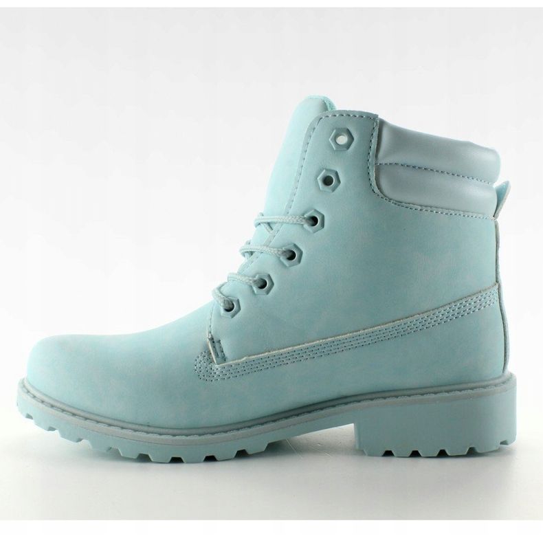 Blocos de madeira monocromática azul BL83 Azul 1