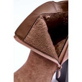 Liani Botas de camurça de salto alto Bege 1 Liani Botas de camurça de salto alto Bege 1