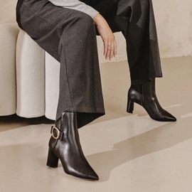 Marco Shoes Botas elegantes preto 2