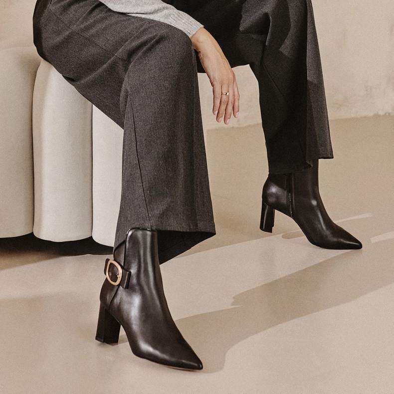 Marco Shoes Botas elegantes preto 2