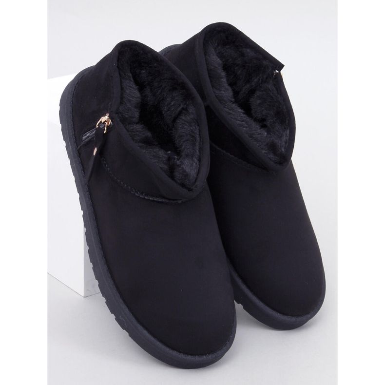 Frankis Calça preta com zíper curto preto 1