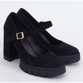 Sapatos de plataforma com pulseira Dresse Black preto 1