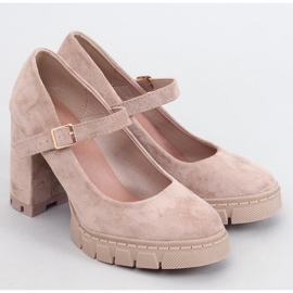 Sapatos de plataforma com alça Dresse Khaki bege 1 Sapatos de plataforma com alça Dresse Khaki bege 1