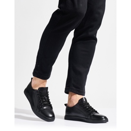 Calçados esportivos pretos masculinos 1