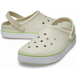 Chinelos Crocs Crocband Of Court 208371-2Y2 bege 1