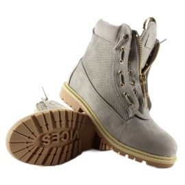 Jaquetas Balman de camurça cinza 2051 Cinza 1