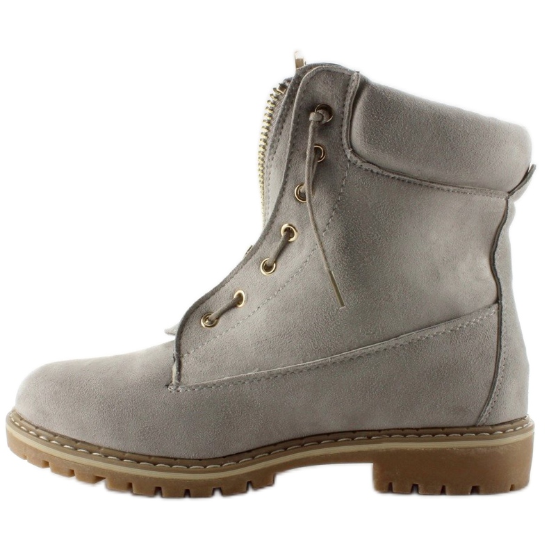 Sapato balman de camurça cinza 1