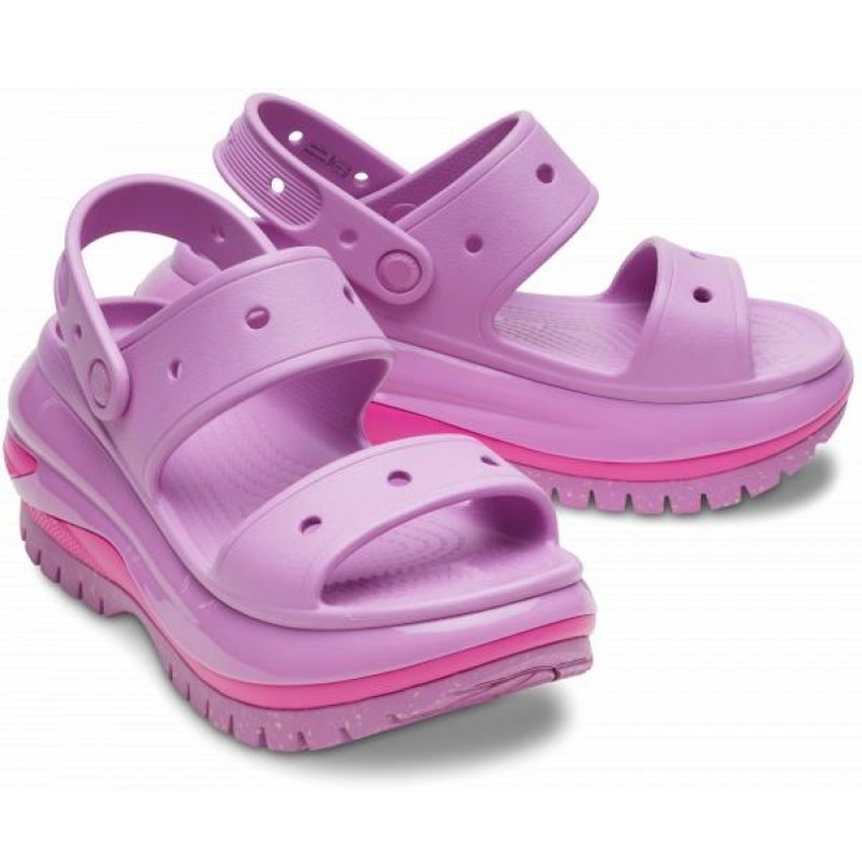 Sandália Crocs Mega Crush 207989-6WQ chinelos roxo 1