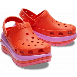 Chinelos Crocs Mega Crush Clog 207988-84J laranja 1 Chinelos Crocs Mega Crush Clog 207988-84J laranja 1