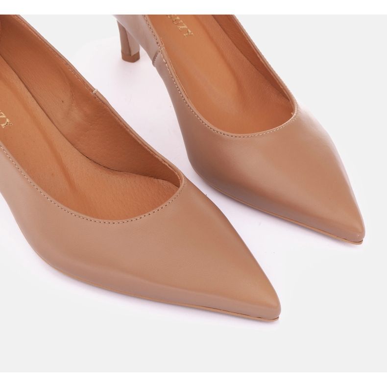 Marco Shoes Sapatos de salto alto de Málaga bege 1