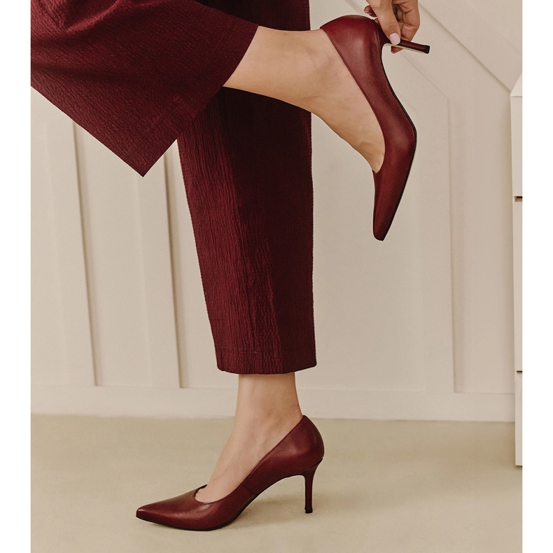 Marco Shoes Eleve salto alto vermelho 1