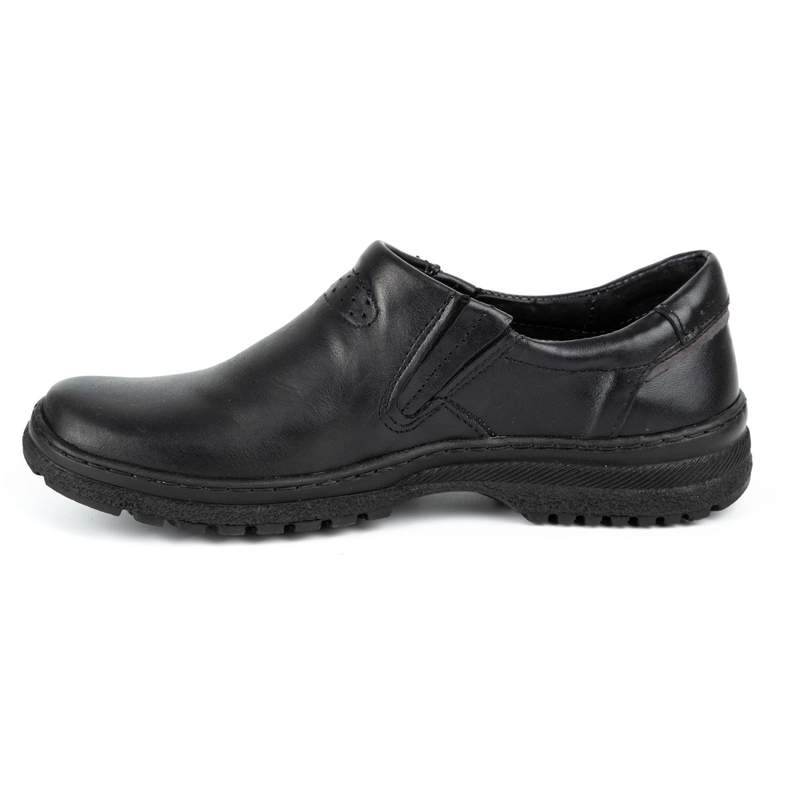 KOMODO Sapatos masculinos casuais pretos 869 1