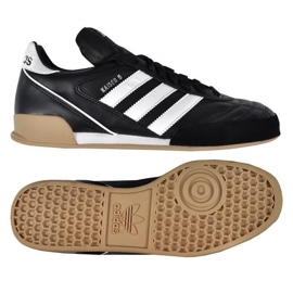 Tênis indoor adidas Kaiser 5 Goal Couro em 677358 preto 1