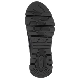 Botas femininas impermeáveis ​​com isolamento, pretas Rieker 48034-00 preto 1