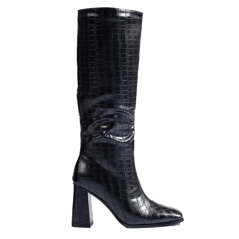 Botas pretas de salto alto Shelovet preto 1