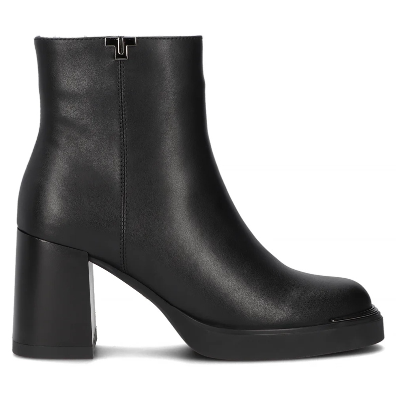 Filippo DBT6417/24 Bk botins de couro preto 1 Filippo DBT6417/24 Bk botins de couro preto 1