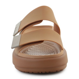 Chinelos Crocs Brooklyn Luxe Sandal 209586-2U3 castanho 2 Chinelos Crocs Brooklyn Luxe Sandal 209586-2U3 castanho 2