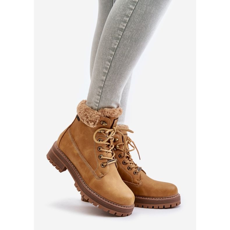 Botas isoladas femininas Big Star OO274A285 camelo castanho 1