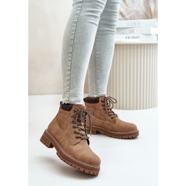 Botas isoladas femininas Big Star OO274A289 marrom 2