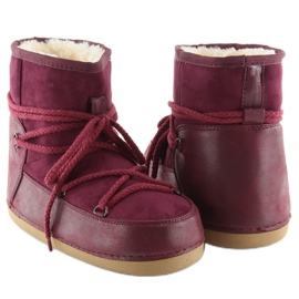 Botas de neve Moon claret HW9500 bordeaux vermelho 1 Botas de neve Moon claret HW9500 bordeaux vermelho 1