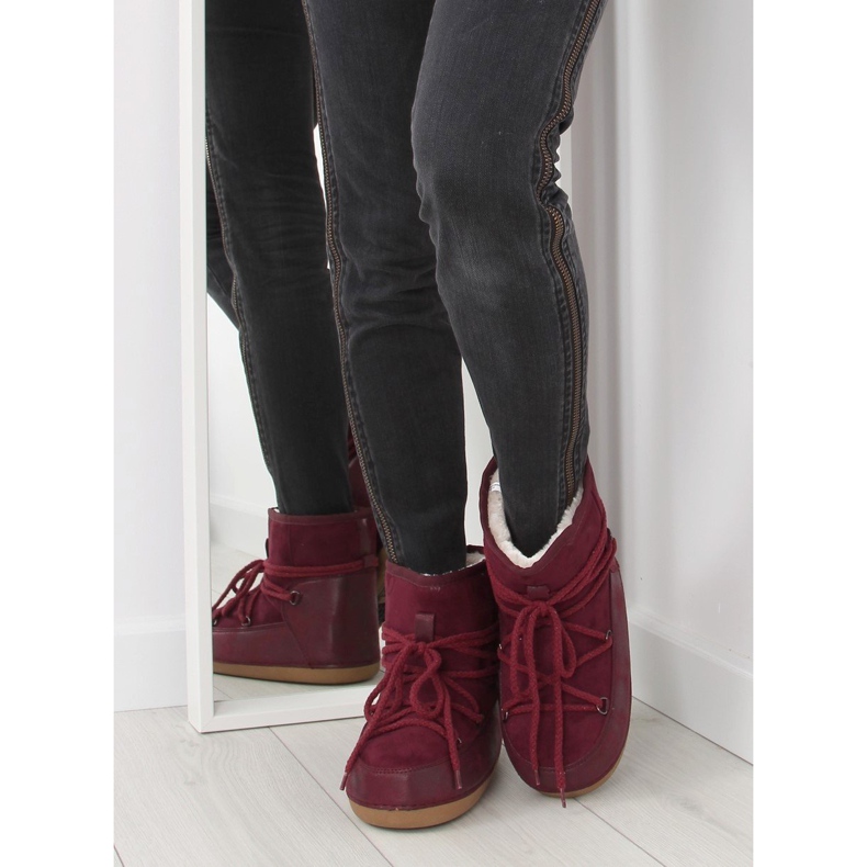 Botas de neve Moon claret HW9500 bordeaux vermelho 2 Botas de neve Moon claret HW9500 bordeaux vermelho 2
