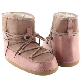 Botas de neve rosa lua HW9500 rosa 1