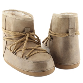 Botas de neve lua bege HW9500 bege 1