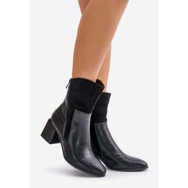 Botas femininas isoladas de salto alto, preta Relabina preto 1