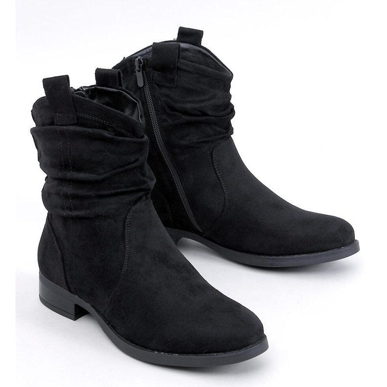 Botins rasos clássicos Wonger Preto 1