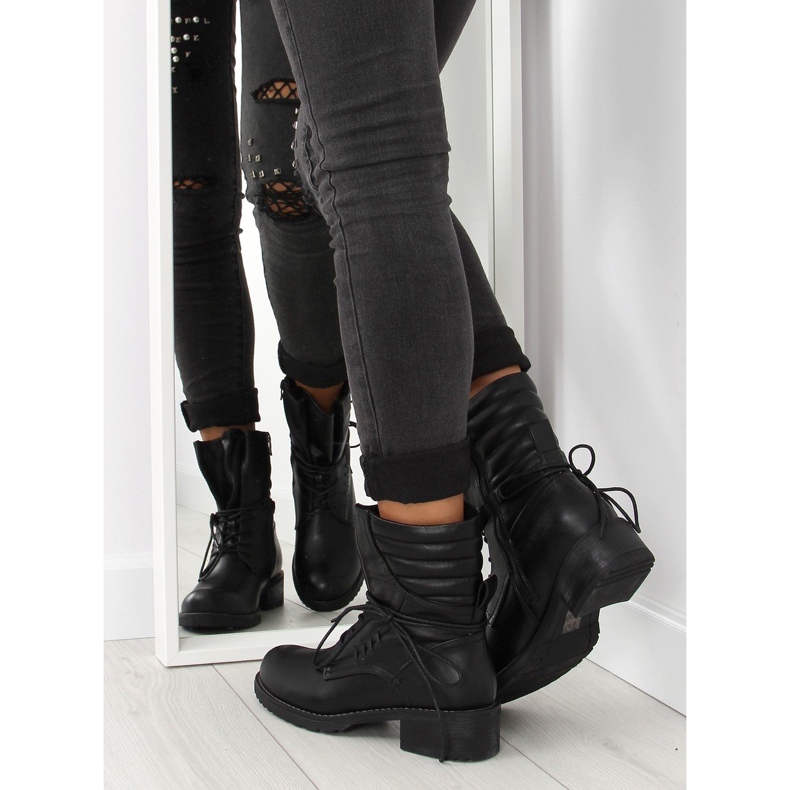 Botas pretas pretas 9560 pretas preto 2
