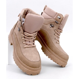 Botins trapper Mathen Khaki bege 1