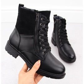 Botas de caçador femininas com isolamento preto Unisoft preto 1