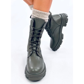 Trabalhadores com cabedal flexível Calling Green verde 1