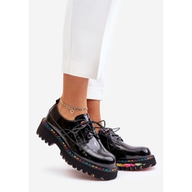 Sapatos femininos com atacadores Artiker 55C0497 Preto 1