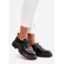 Sapatos femininos com atacadores Artiker 55C0499 Preto 1