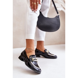 Sapatos femininos envernizados em bloco Artiker 55C0104 Preto 2