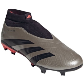 Chuteiras Adidas Predator League Ll Fg IF6331 prata 1