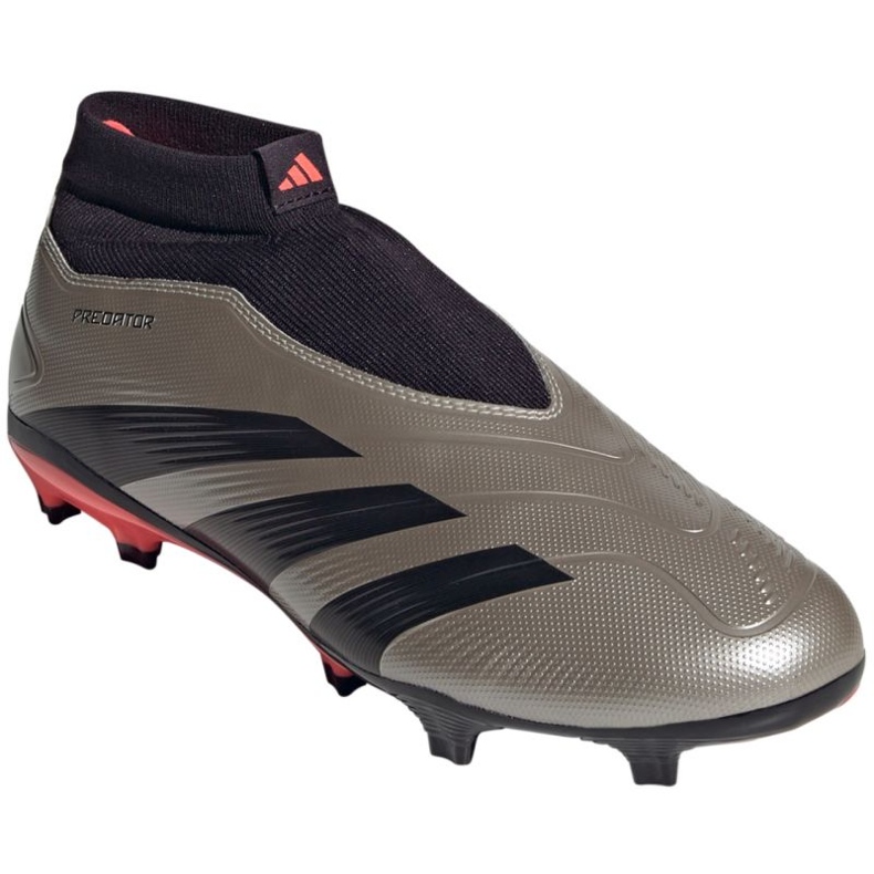 Chuteiras Adidas Predator League Ll Fg IF6331 prata 1