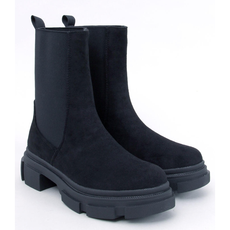 Magers Botas Chelsea pretas de cano alto preto 1
